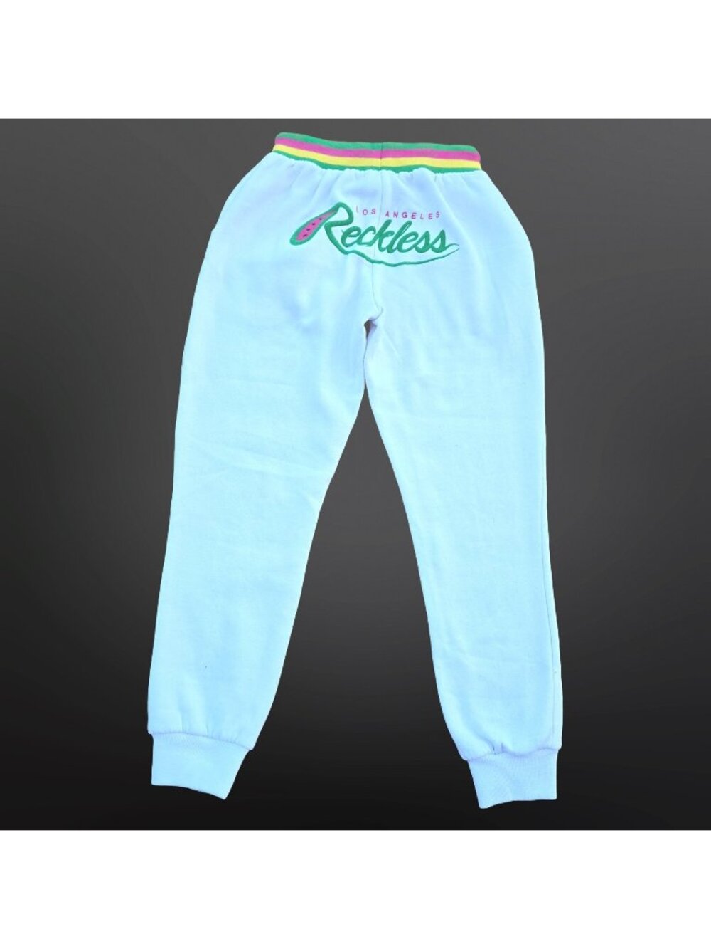 Young & Reckless White Cropped Sweatpants Joggers Mid 2000s Activewear Size XS